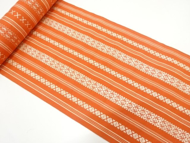 JAPANESE KIMONO / ANTIQUE HAKATA 8-SUN OBI FABRIC BOLT